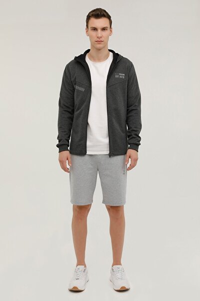 Kinetix Top de trening pentru bărbați M-hunter Reflective Full Grey Melange