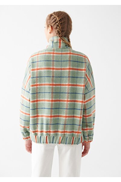 Mavi Hooded Checkered Green Blouse 1210297-83177