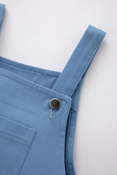 DeFacto Baby-Mädchen-Trägerkleid aus Gabardine-Salopet
