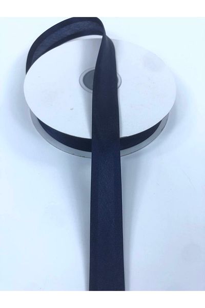 Bride Aksesuar Dünyası Navy Blue Satin Biye 2 cm 1 μέτρο – Κορδέλα – Κορδέλα