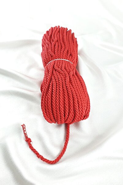 Bride Aksesuar Dünyası Κορδόνι για κατασκευή σουπλά Κόκκινο Χρώμα 8 χιλιοστά ...