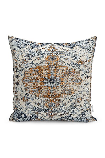 Realhomes Antika Etnik Motifli Pers Desenli Dijital Baskılı Yastık Kırlent Kı...