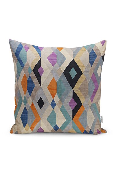 Realhomes Husă de pernă și pernă imprimată digital cu motiv abstract și model...