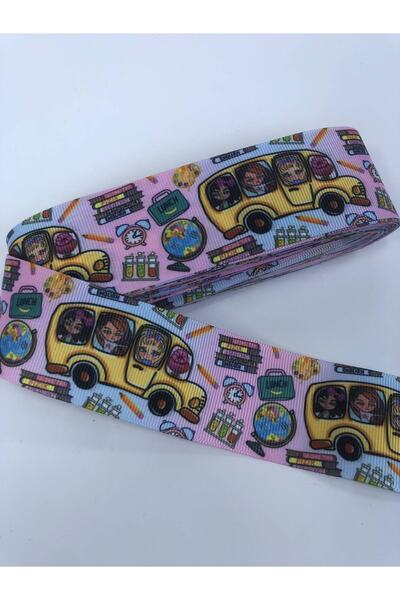 Bride Aksesuar Dünyası Panglică Grosgrain cu model Serviciu școlar – Panglică...