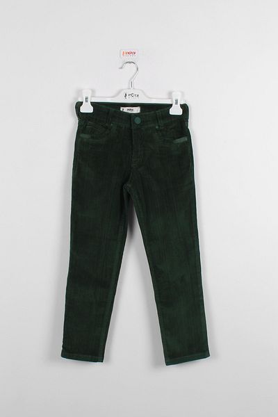 incity Boy's Green Velvet Trousers
