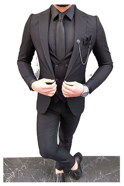 sarprun fashion Men's Slim Fit Vest Suit