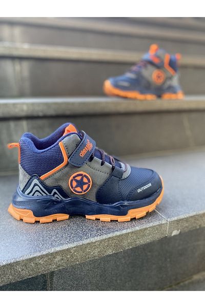 Aleza Shoes Παιδικά αθλητικά παπούτσια καπνιστό πορτοκαλί, ανθεκτικά στο κρύο