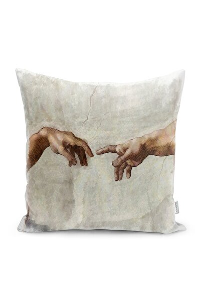 Realhomes Creația lui Adam Pictură în ulei Motiv Atingerea lui Michelangelo I...