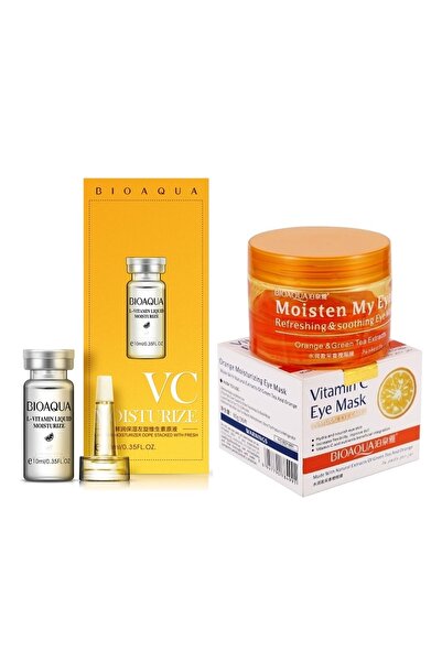 Bioaqua Vitamin-c Portakallı Serum Ve Göz Maskesi Seti 2 Parça