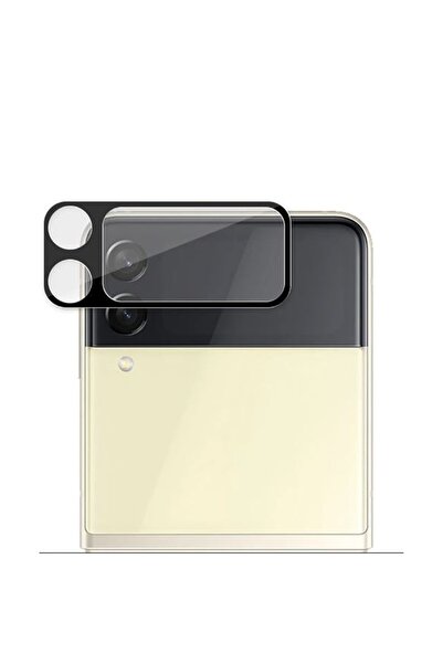 Microcase Samsung Galaxy Z Flip 3 Kamera Camı Lens Koruyucu Tempered Glass - ...