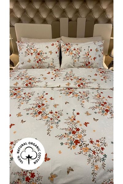 Özcan Ev Tekstil 100% Cotton Single Duvet Cover Set