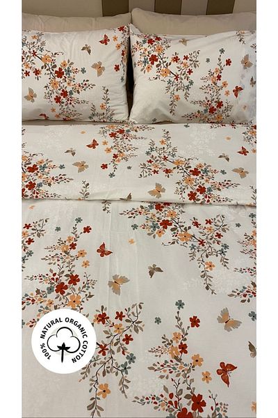 Özcan Ev Tekstil 100% Cotton Single Duvet Cover Set