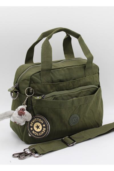 Bevitton Khaki Women's Bag - Zippered, Lined and Adjustable Strap 4200