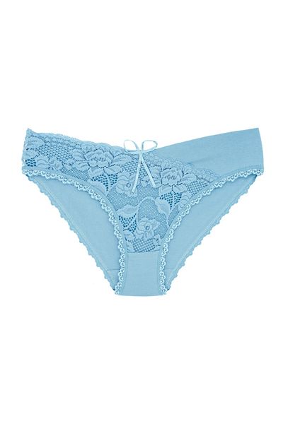 Zena Slip de damă din 3 piese din bumbac cu dantelă