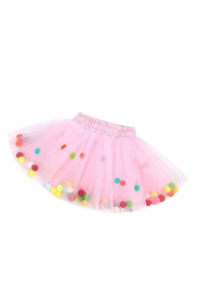 Moda Sitesi Kabarık Ponponlu Tütü Etek