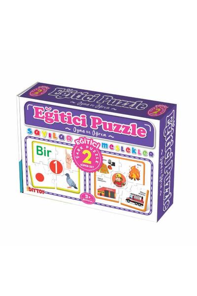 Diytoy Educational Wheel Puzzle Numbers And Professions