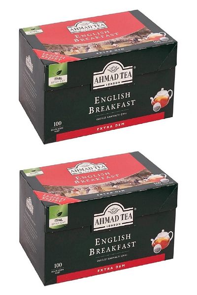 Ahmad Tea English Breakfast Teapot Tea Bag 100 X 2 Pieces