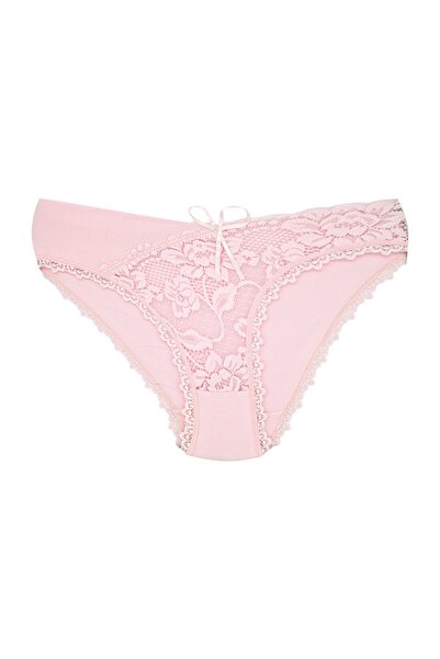 Zena 3-х памукові трусики з мереживною обробкою спереду, жіночі трусики