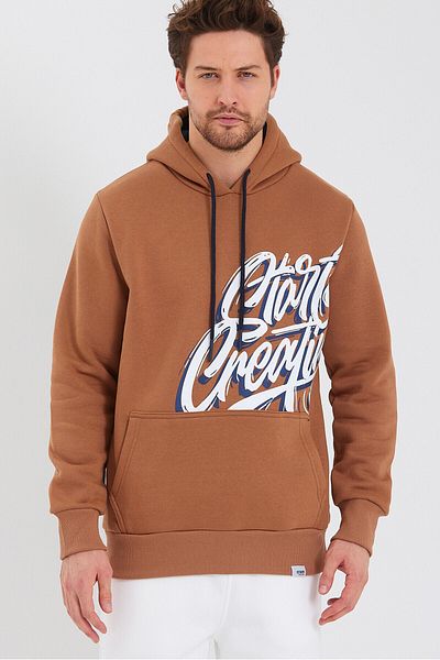 AMAZING CRASH Unisex φούτερ με κουκούλα καγκουρό με τσέπη