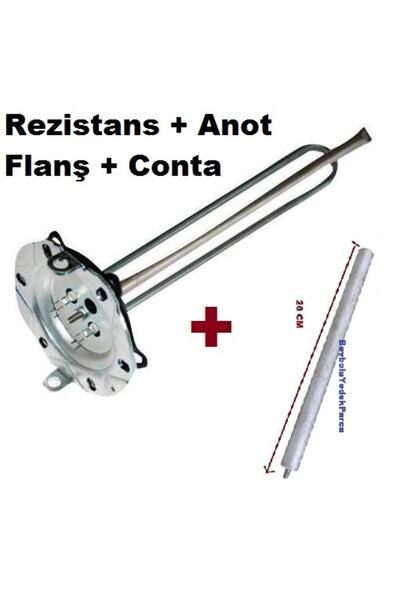FullYedek Arçelik Termosifon Titanyum Rezistansı Ve Anot Çubuk 2000 Watt