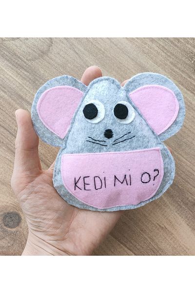 Dino Catnip (cat Mint) Cat & Small Dog Toy Felt Mouse