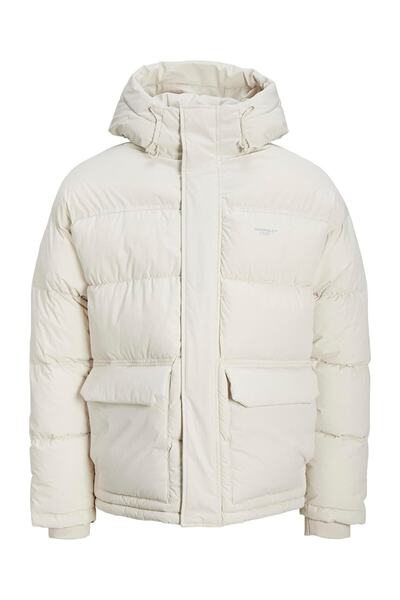 Jack & Jones Jorsence Puffer Jacket Oversize Hooded Quilted Coat
