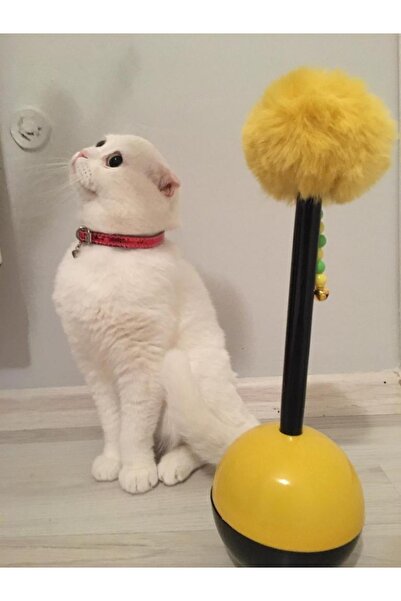 BAŞAK -- Büyük Boy 35 Cm Hacı Yatmaz Kedi Oyuncağı -baran Pet-