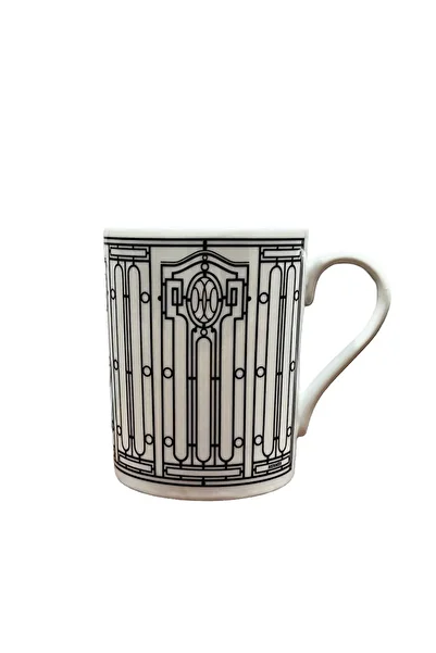ARTER Home كوب أبيض من سلسلة آرت ديكو