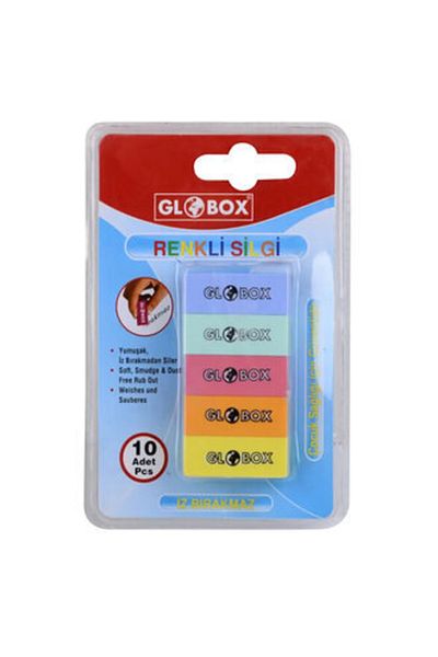 Globox Mini Eraser Set of 10