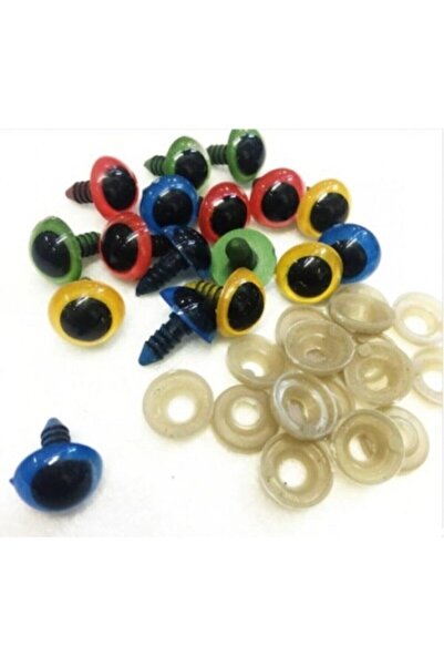 maydanoz tuhafiye أميجورومي عيون ملونة 10 ملم 25 زوجًا 50 قطعة