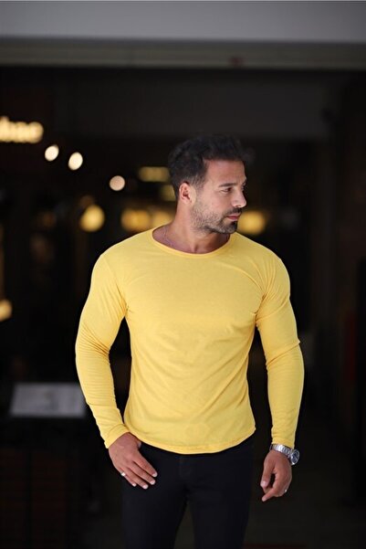 SCSARVİN Erkek Slim Fit Body Sarı