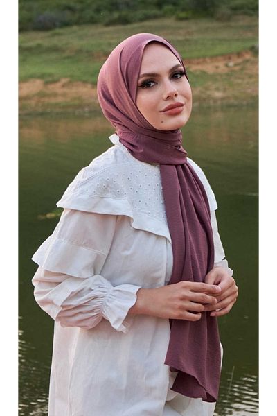 HAR-UM Ticaret حجاب نسائي قطن جاز شال برقوق