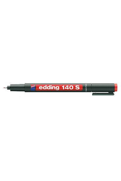 Edding قلم أحمر دائم من الأسيتات - 0.3 مم، سلسلة 140 S