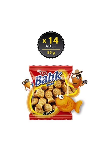 Eti Balık Kraker 85 g x 14 Adet