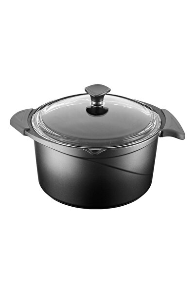 Aryıldız Flipper Siyah Cam 28/13 Tencere