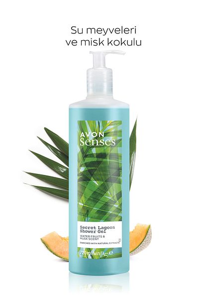 AVON جل الاستحمام سينسيز سيكريت لاجون - 720 مل