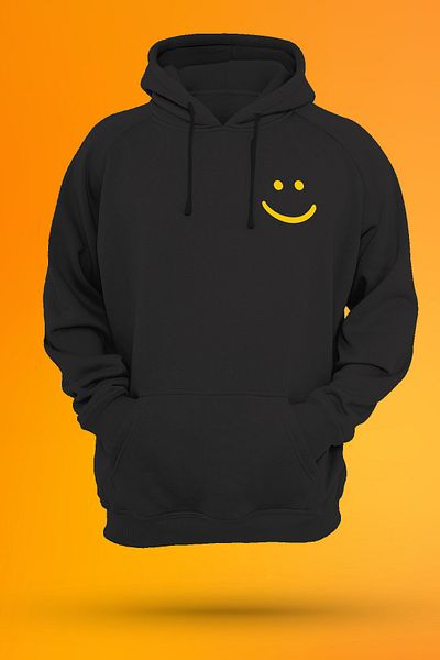 remonz Φούτερ με κουκούλα με στάμπα Alway Smile χωρίς φερμουάρ