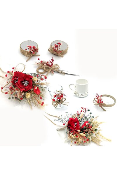 Lora Davet Obećanje, zaručnički prsten, posuda, dodaci (1 kom) crvena 53958