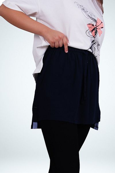 sufyy Fake Sports T-shirt Skirt