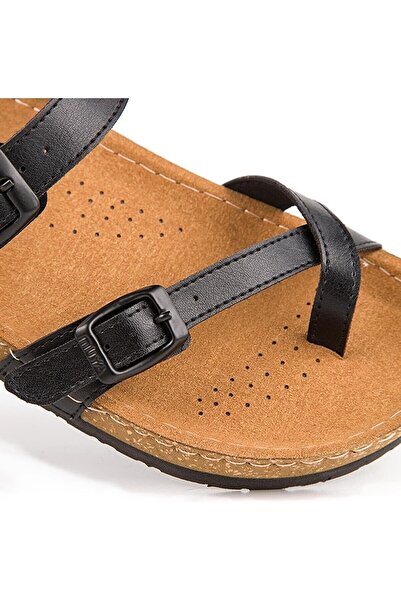 Muya Дамски черни ежедневни чехли Camilia 31101 36/40 -2