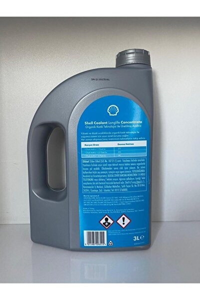 SHELL Longlife Kırmızı Konsantre Antifriz 3lt 2022 Buz Kazıyıcı Hediyeli