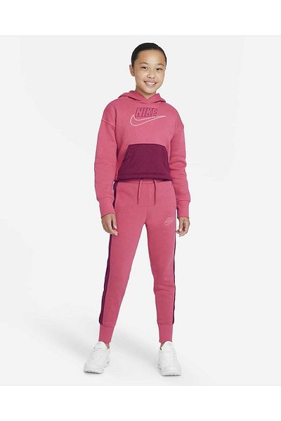 Kids pink cheap nike tracksuit