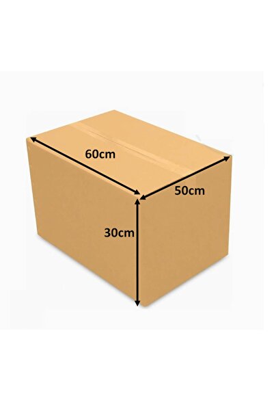 kb koliburada 60x50x30 Çift Oluklu Karton Koli 10 Adet 80kg Taşıma Kapasiteli