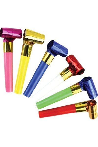 Waldern Yılbaşı 5 Adet Uzayan Rengarenk Parti Ve Doğum Günü Düdüğü