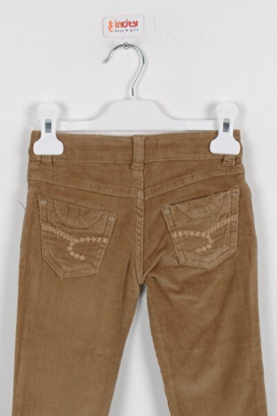 incity Kız Çocuk Camel Kadife Pantolon