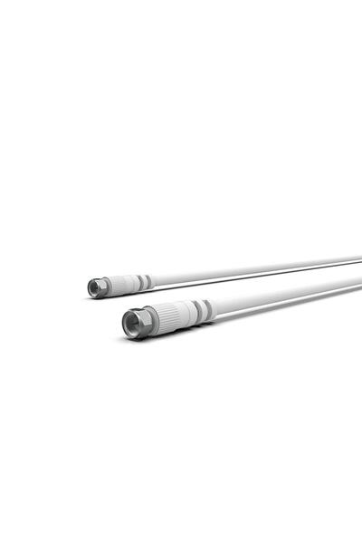 Inca IUK-2M 2 Metre RG6 75 Ohm Uydu Kablosu | Çift Koruma Metal Konnektörlü H...