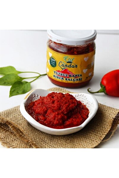 ELİF CANDAR Tuzsuz Kapya Biber Salçası  420gr
