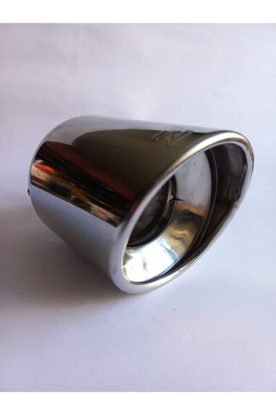 EGZOZCUM | 100 Mm Dolu Paslanmaz Çelik Tekli Egzoz Ucu