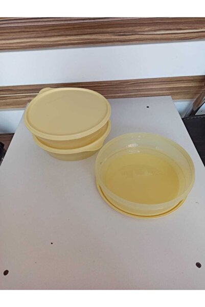 Tupperware مجموعة حليب الذرة سعة 1 لتر مكونة من 3 قطع - حاوية تخزين كلاسيكية