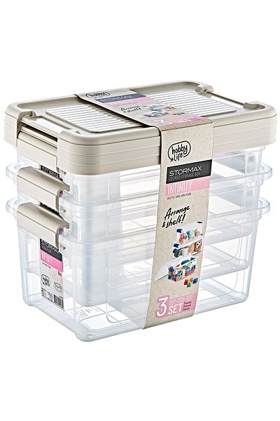HOBBY LİFE 02 1338 Infinity Stormax 3-Piece Storage Set